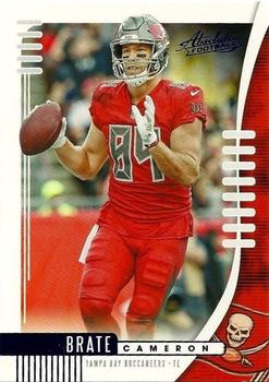 2019 Panini Absolute - Blue #87 Cameron Brate Front