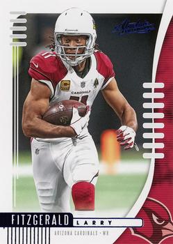 2019 Panini Absolute - Blue #97 Larry Fitzgerald Front