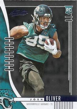 2019 Panini Absolute - Blue #194 Josh Oliver Front