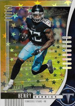2019 Panini Absolute - Gold Stars #33 Derrick Henry Front