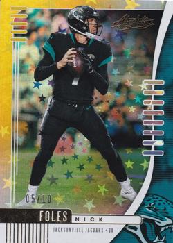 2019 Panini Absolute - Gold Stars #35 Nick Foles Front