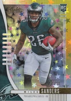 2019 Panini Absolute - Gold Stars #130 Miles Sanders Front