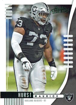 2019 Panini Absolute - Green #50 Maurice Hurst Front