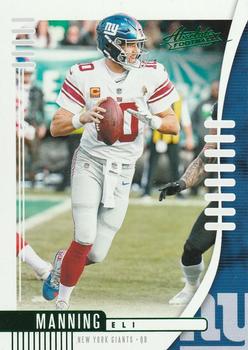 2019 Panini Absolute - Green #61 Eli Manning Front