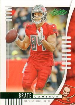 2019 Panini Absolute - Green #87 Cameron Brate Front