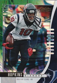 2019 Panini Absolute - Green Waves #28 DeAndre Hopkins Front