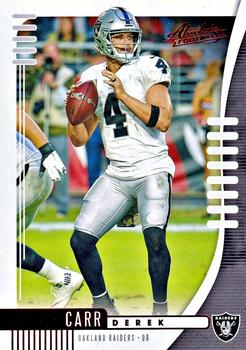 2019 Panini Absolute - Red #48 Derek Carr Front