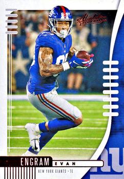 2019 Panini Absolute - Red #63 Evan Engram Front