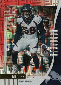 2019 Panini Absolute - Red Squares #46 Von Miller Front