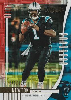 2019 Panini Absolute - Red Squares #82 Cam Newton Front