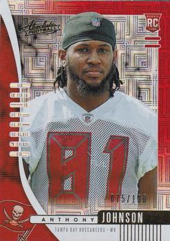 2019 Panini Absolute - Red Squares #191 Anthony Johnson Front