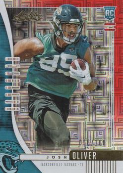 2019 Panini Absolute - Red Squares #194 Josh Oliver Front