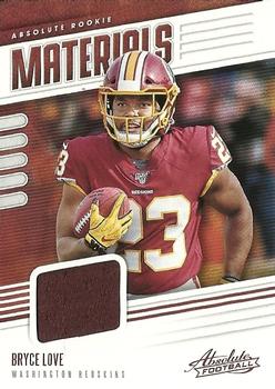 2019 Panini Absolute - Absolute Rookie Materials #RM-5 Bryce Love Front
