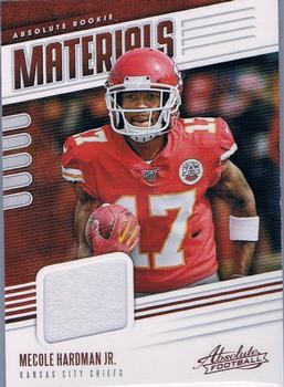 2019 Panini Absolute - Absolute Rookie Materials #RM-28 Mecole Hardman Jr. Front