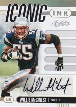 2019 Panini Absolute - Iconic Ink #II-WM Willie McGinest Front