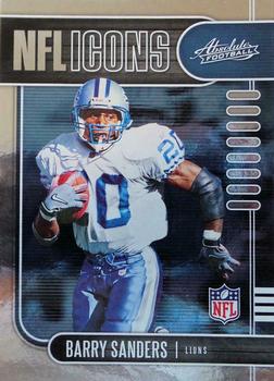 2019 Panini Absolute - NFL Icons #9 Barry Sanders Front