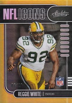 2019 Panini Absolute - NFL Icons Spectrum Gold #20 Reggie White Front