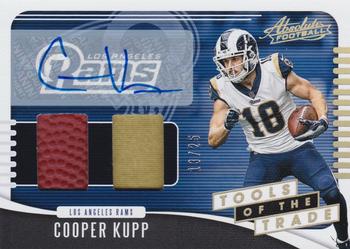 2019 Panini Absolute - Tools of the Trade Materials Double Autos Prime #TTD-CK Cooper Kupp Front
