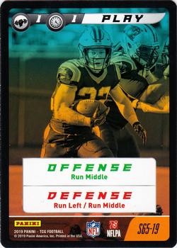 2019 Panini NFL Five - Starter Deck #S65-19 Play Front