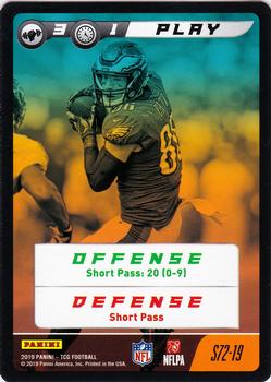 2019 Panini NFL Five - Starter Deck #S72-19 Play Front