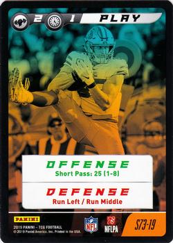 2019 Panini NFL Five - Starter Deck #S73-19 Play Front