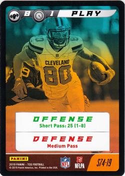 2019 Panini NFL Five - Starter Deck #S74-19 Play Front
