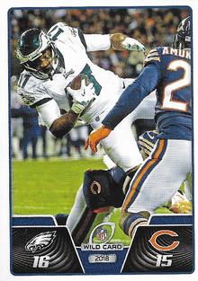 2019 Panini Stickers #16 NFC Wild Card Front