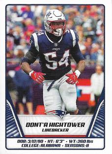 2019 Panini Stickers #74 Dont'a Hightower Front