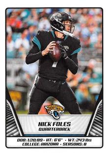 2019 Panini Stickers #195 Nick Foles Front