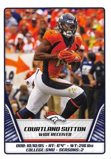 2019 Panini Stickers #232 Courtland Sutton Front