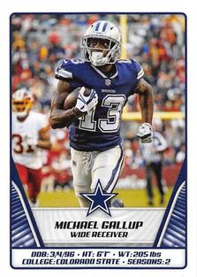 2019 Panini Stickers #294 Michael Gallup Front