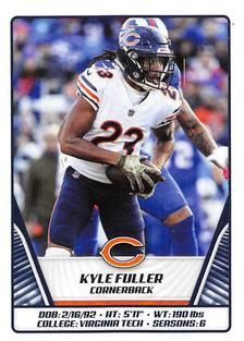 2019 Panini Stickers #366 Kyle Fuller Front