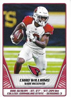 2019 Panini Stickers #488 Chad Williams Front