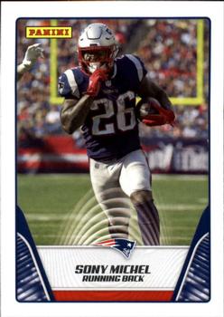 2019 Panini Stickers - Cards #15 Sony Michel Front