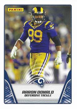 2019 Panini Stickers - Cards #62 Aaron Donald Front