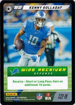 2019 Panini NFL Five #C22-19 Kenny Golladay Front