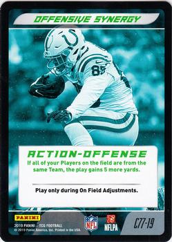 2019 Panini NFL Five #C77-19 Offensive Synergy Front