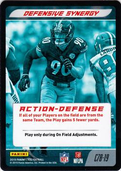 2019 Panini NFL Five #C78-19 Defensive Synergy Front