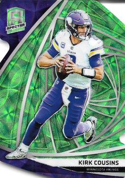 2019 Panini Spectra - Neon Green Die Cut #51 Kirk Cousins Front