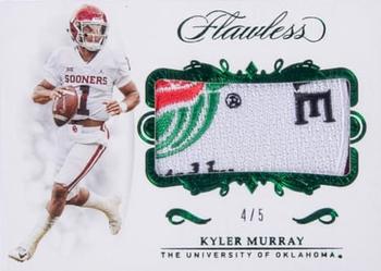 2019 Panini Flawless Collegiate - Rookie Patches Emerald #1 Kyler Murray Front