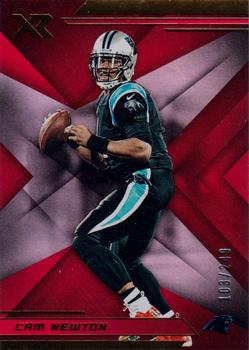 2019 Panini XR - Red #41 Cam Newton Front