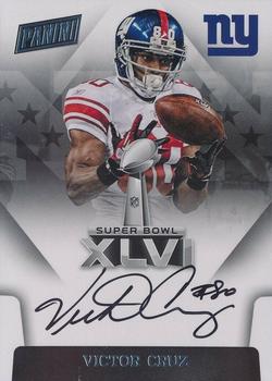 2017 Panini Contenders - Super Bowl Signatures #SBXLVI-VC Victor Cruz Front