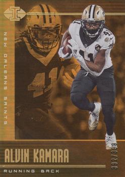 2019 Panini Illusions - Trophy Collection Gold #28 Alvin Kamara Front