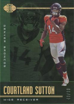 2019 Panini Illusions - Trophy Collection Green #82 Courtland Sutton Front