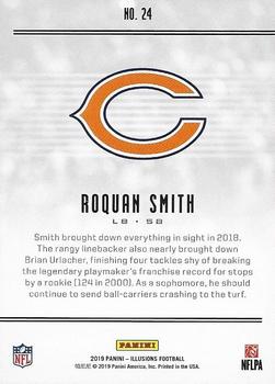 2019 Panini Illusions - Trophy Collection Orange #24 Roquan Smith Back