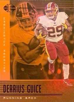 2019 Panini Illusions - Trophy Collection Orange #47 Derrius Guice Front