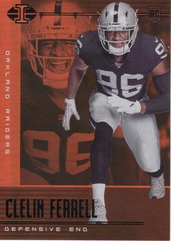 2019 Panini Illusions - Trophy Collection Orange #84 Clelin Ferrell Front