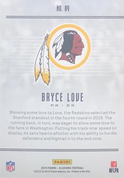 2019 Panini Illusions - Trophy Collection Orange #89 Bryce Love Back