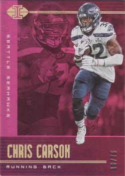 2019 Panini Illusions - Trophy Collection Pink #33 Chris Carson Front