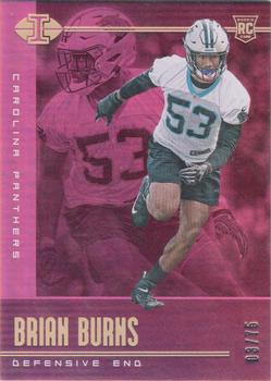2019 Panini Illusions - Trophy Collection Pink #40 Brian Burns Front